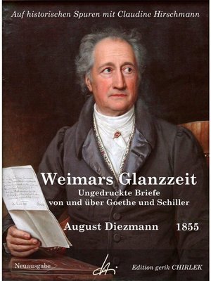 cover image of Aus Weimars Glanzzeit. Ungedruckte Briefe von und über Goethe und Schiller